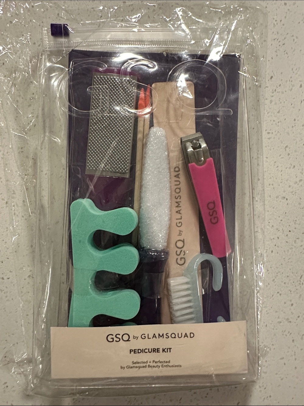 GSQ by Glamsquad, Pedicure Kit - Pink & Teal, NWT